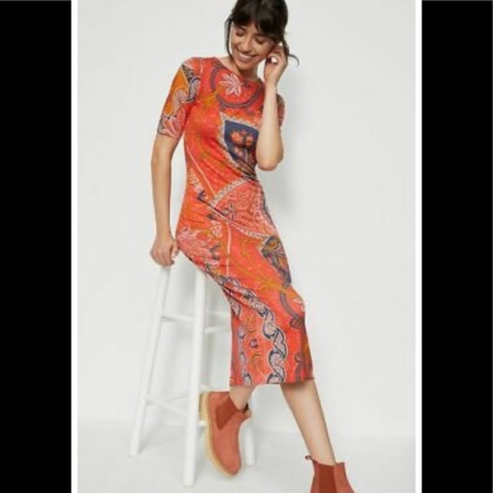 Farm Rio Gianina Midi Dress XS - Picture 3 of 8